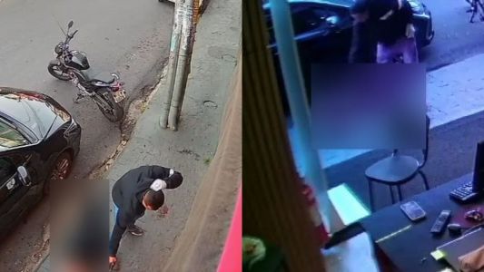 Novas imagens mostram execução de homem na porta de academia no Sagrada Família, em BH