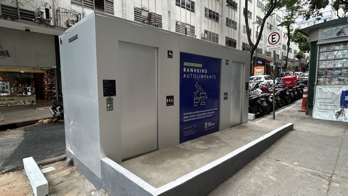 Mais de 1 mi de pessoas utilizaram banheiros autolimpantes em BH