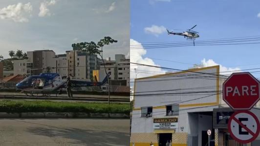 Acidente grave fecha a Avenida Pedro I, em BH, e resgate mobiliza helicóptero da PM