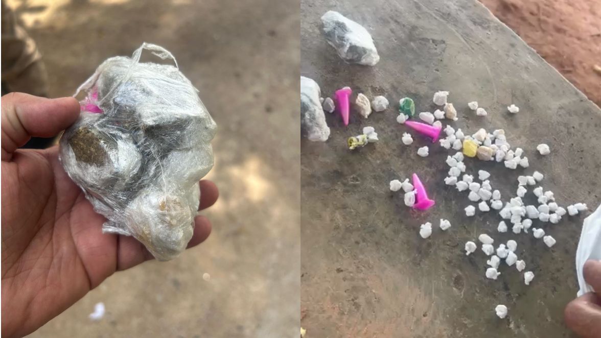 Mulher é flagrada com mais de 120 pedras de crack e diz que encontrou drogas em bueiro