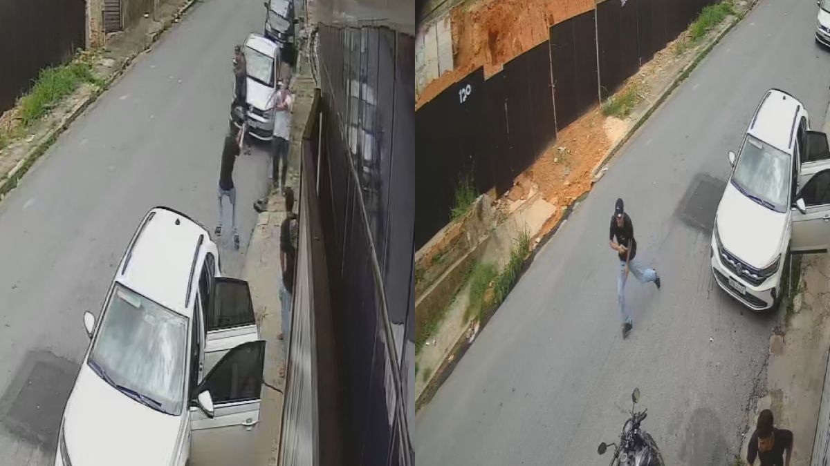 Vídeo: policial civil é baleado em troca de tiros no bairro São Cristóvão, em BH