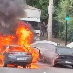 Vídeo: caminhão sem freio bate em três carros e deixa uma pessoa ferida em Contagem