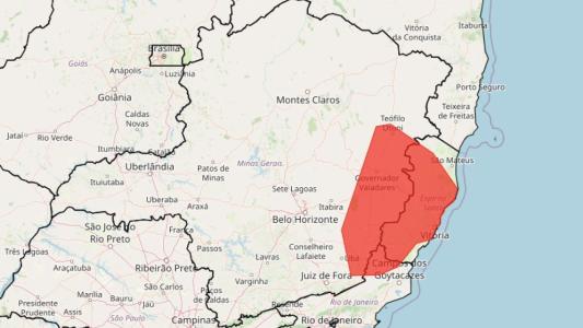 Chuva em MG: veja lista das 167 cidades sob alerta vermelho nesta quarta (21)