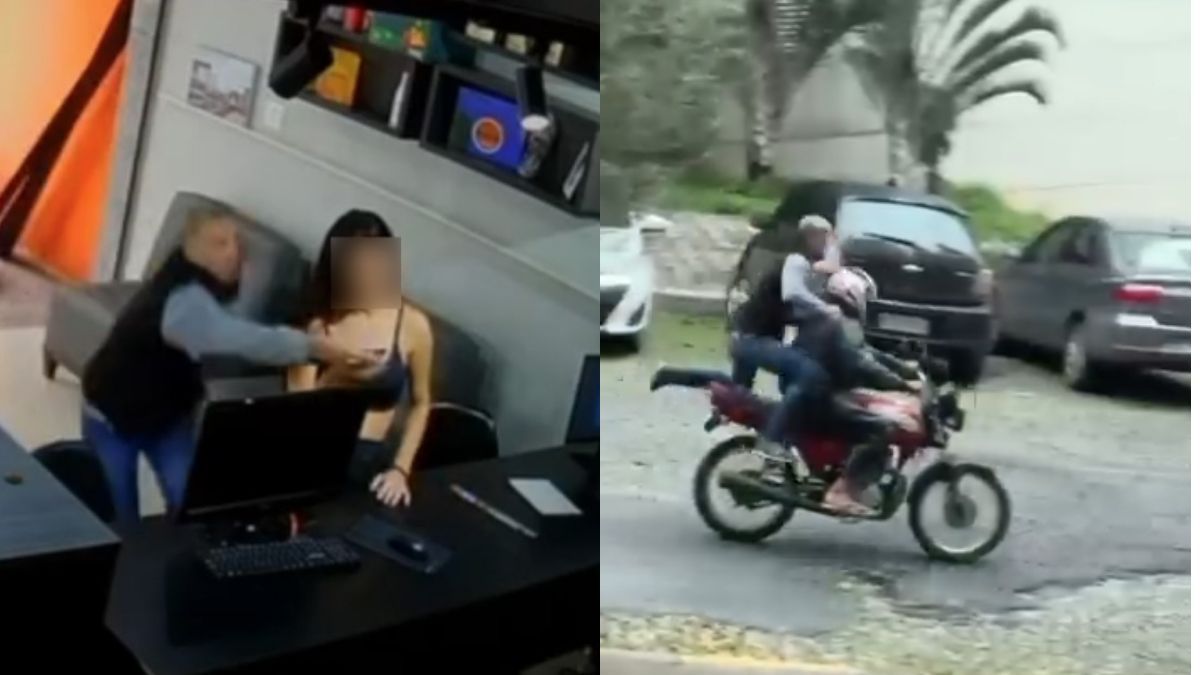 Vídeo: ladrão rouba celular de mulher, foge e pula em moto no Santa Efigênia, em BH