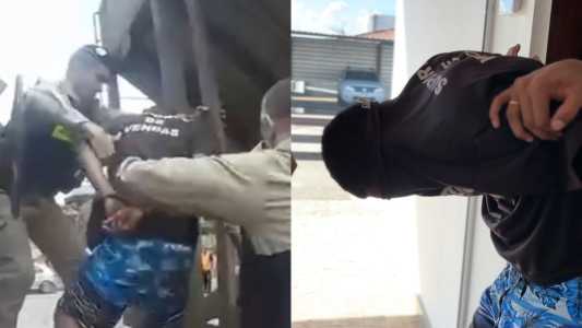 Caso Vanessa: veja imagens do momento da prisão do suspeito do crime