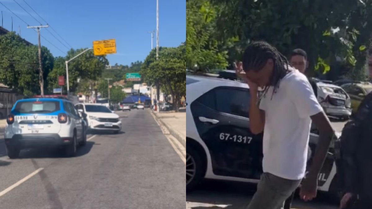 Oruam posta vídeo fazendo manobras em frente a viatura no Rio; rapper foi detido