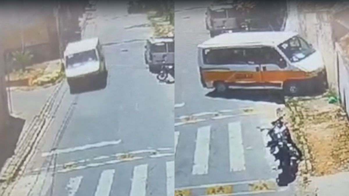 Vídeo: van escolar perde os freios, bate em muro e deixa crianças feridas em BH