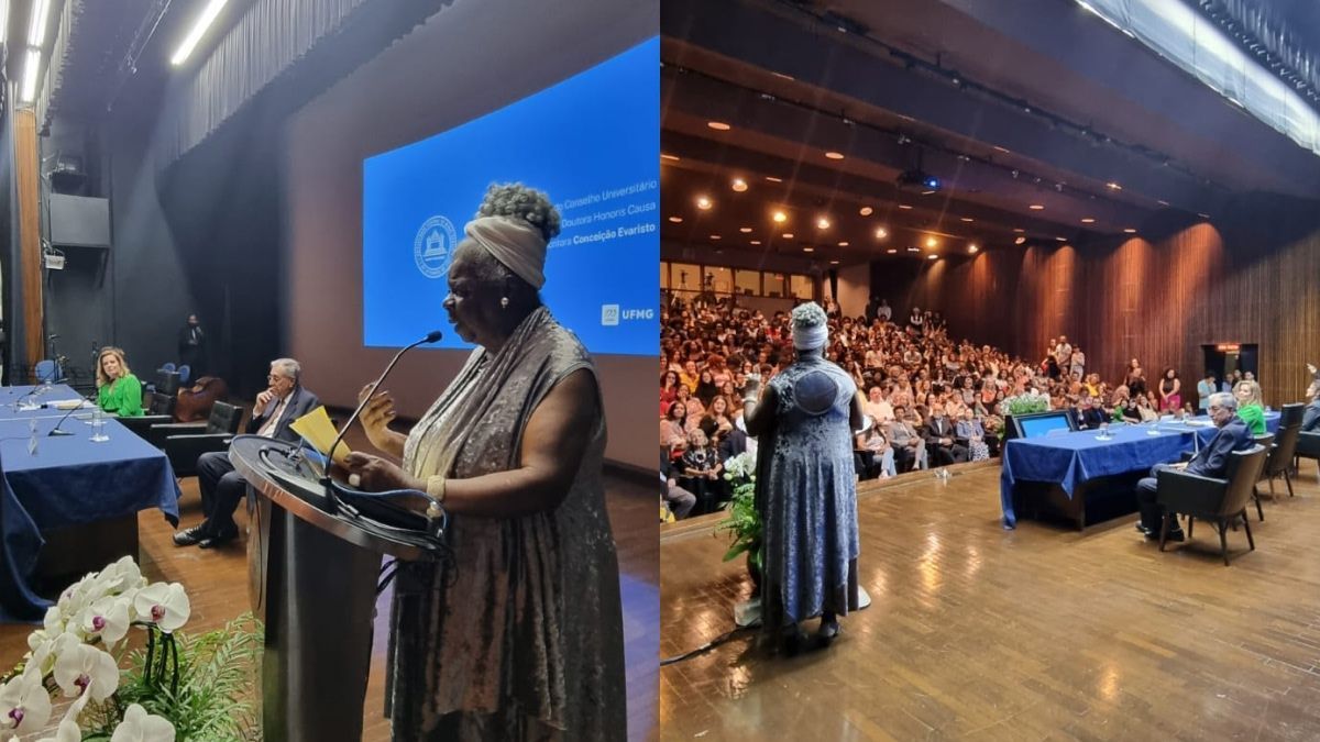Conceição Evaristo é homenageada com título de Doutora Honoris Causa da UFMG