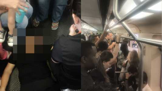 Mulher passa mal e desmaia durante baldeação forçada no metrô de BH