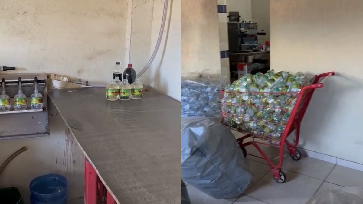 Homem é preso suspeito de produzir cachaças falsificadas em casa no Barreiro, em BH