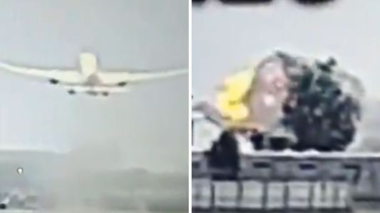 Avião caiu na Índia