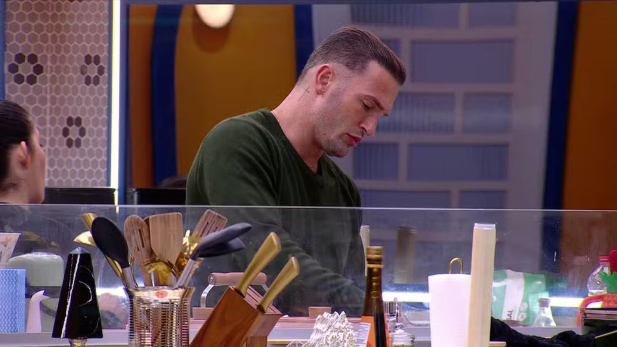 BBB 25: emparedado, Diego Hypólito relata tensão e é consolado por brothers: 'Você é forte'