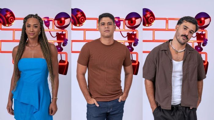 Aline, Guilherme e Mateus estão no Paredão