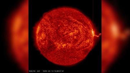 Erupção solar afetou sistemas de comunicação