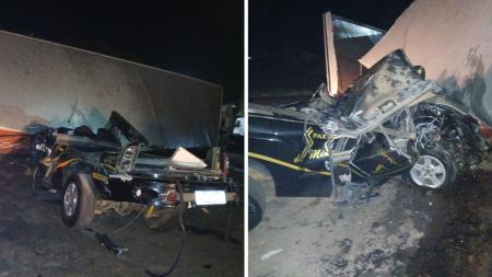 Acidente com carro funerário na Grande BH