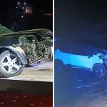 Grave acidente entre dois carros deixa dois rapazes mortos na BR-262