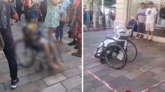 Homem de 77 anos era carregado morto em cadeira de rodas