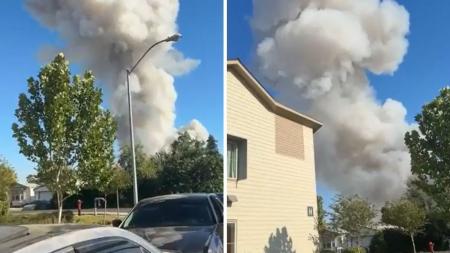 Incêndio em depósito de fogos de artifício