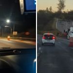 Caminhão báu perde o freio e acessa área de escape do Anel Rodoviário, em BH