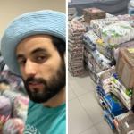 No RS, Matteus mostra doações arrecadadas e anuncia ida a Porto Alegre