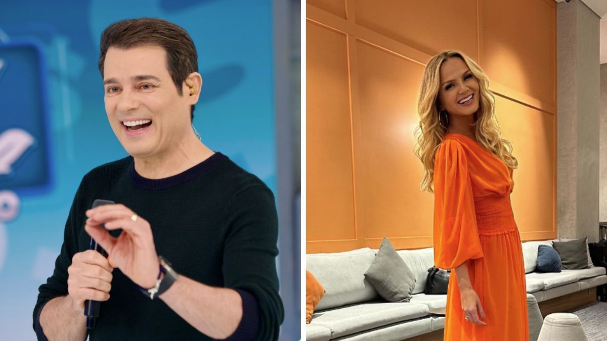 Celso Portiolli brinca com saída da Eliana do SBT: 'nós temos que enrolar porque não tem mais Eliana'