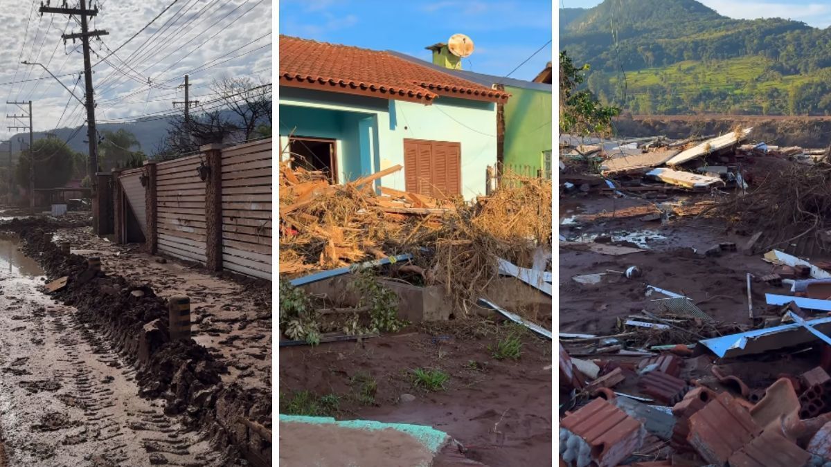 Atriz gaúcha chora ao relatar tristeza em cidades do interior do RS: 'Péssima situação'