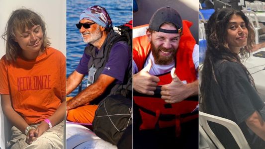 Ativistas da flotilha Global Sumud foram detidos por Israel