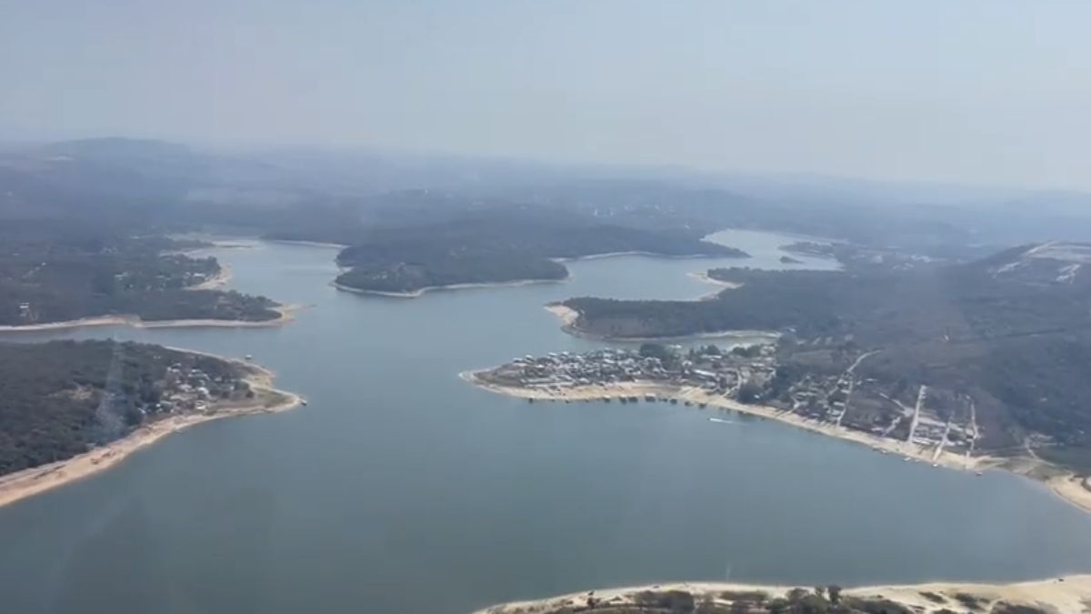 Em meio a seca histórica, moradores lamentam redução do nível da Lagoa Várzea das Flores, na Grande BH