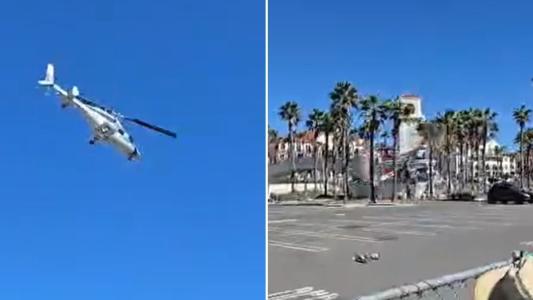 Queda de helicóptero em Los Angeles