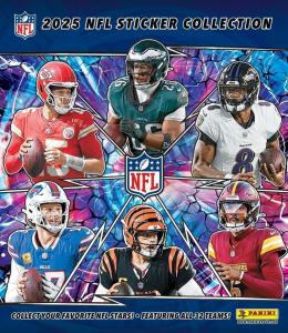 Capa oficial do álbum de figurinhas da NFL