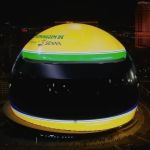 Ayrton Senna ganha homenagem em ponto turístico de Las Vegas