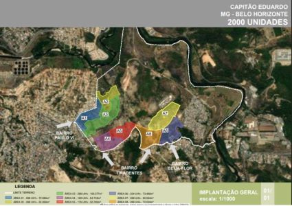 Famílias serão reassentadas em terreno no bairro 'Fazenda Capitão Eduardo'