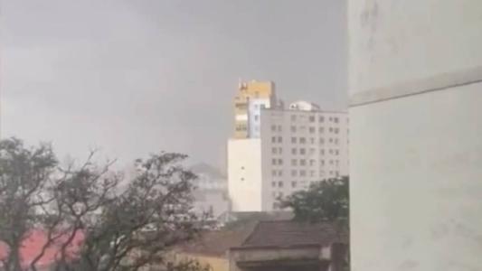Capital está em alerta para chuva forte e granizo