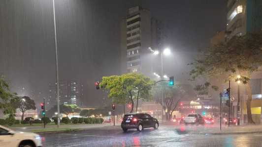 Capital tem previsão de chuva para qualquer hora do dia
