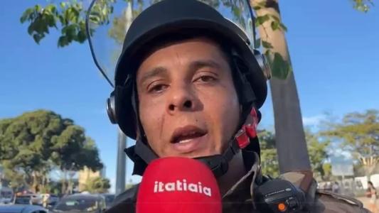 Capitão Guedes, da Polícia Militar, explicou mudanças de circulação na 'rua do Peixe'