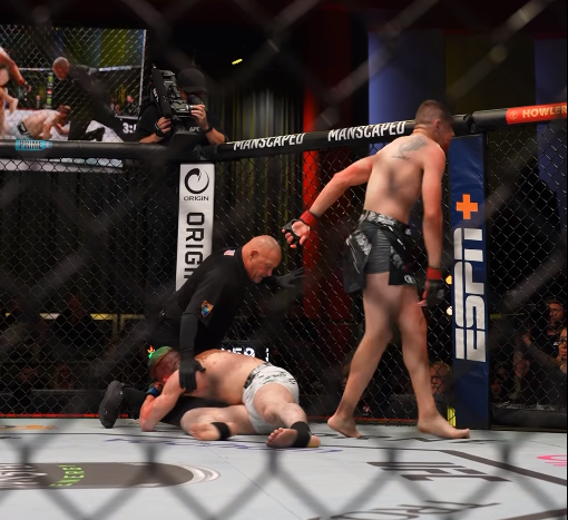 UFC: brasileiro sofre nocaute brutal e tenta 'derrubar' árbitro; assista