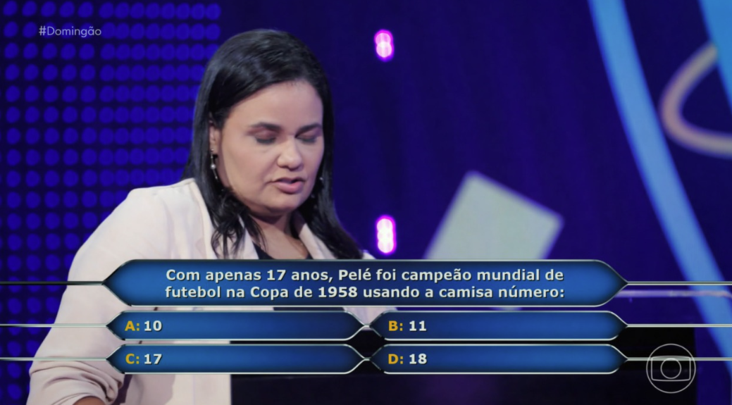 'Quem quer ser um milionário': veja pergunta que garantiu R$ 1 milhão à pernambucana
