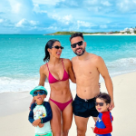 Everton Ribeiro curte férias em hotel de luxo em ilha paradisíaca no Caribe