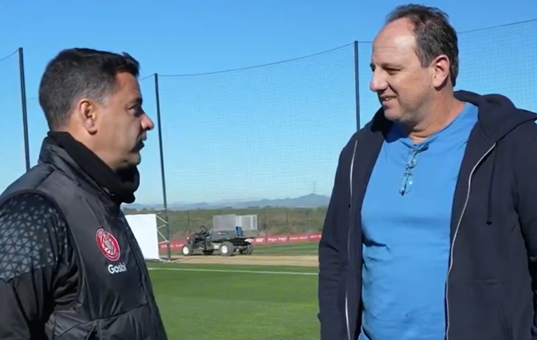 Ceni se encontra com técnico do Girona e diz: 'Um dia faremos o Bahia jogar assim'
