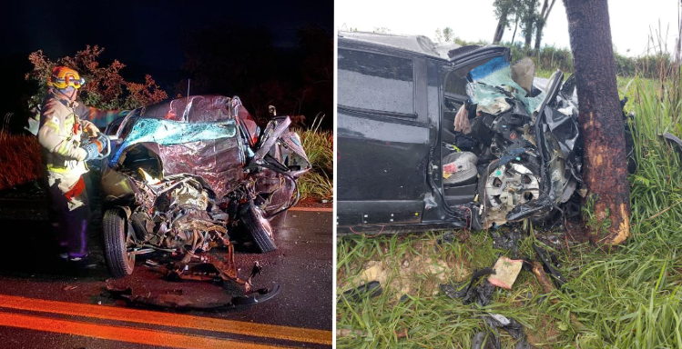 Acidentes em sequência deixam morto e vítimas presas às ferragens em MG; veja imagens