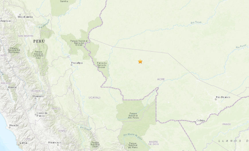 Tarauacá, no interior do Acre, registra o segundo terremoto em oito dias