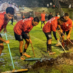 Jogo entre Real Noroeste e Cuiabá é adiado por causa de gramado alagado