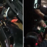 Vídeo: passageiro resgata mãe e duas crianças durante temporal em Nova Iguaçu (RJ)