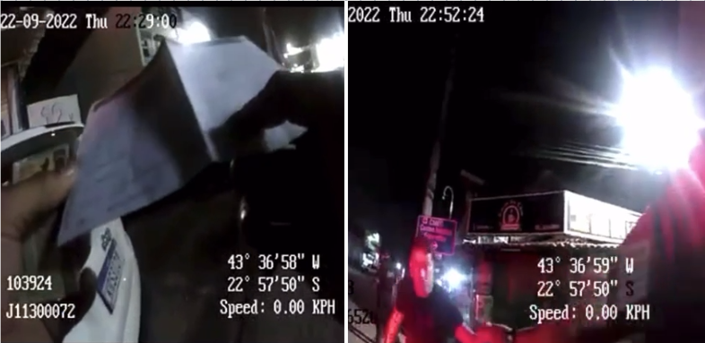 Vídeo: MP denuncia PMs que pediam propina para liberar motoristas em blitz no Rio