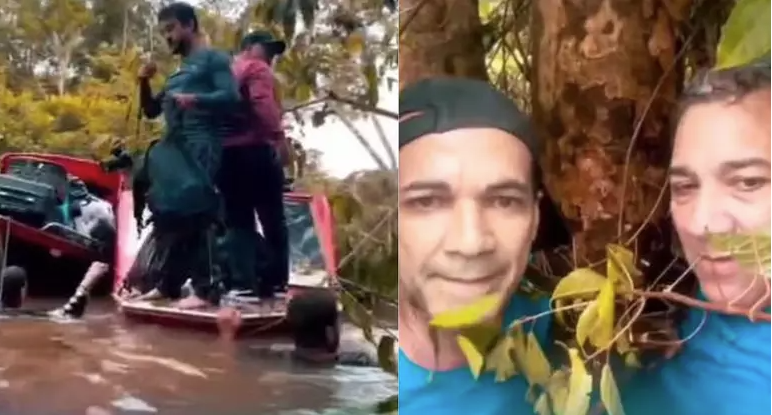 Embarcação com prefeito e deputado federal vira no Acre; veja vídeo