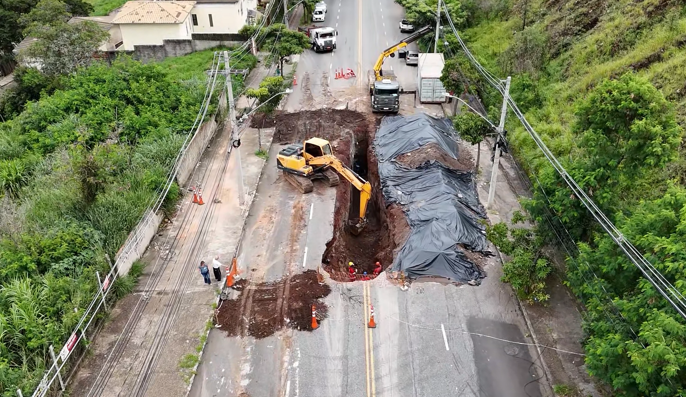 Após cinco dias, PBH vai pedir o desembargo da obra da cratera do Belvedere