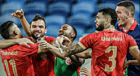 América-RN marca no fim e vence clássico contra o ABC pela Copa do Nordeste