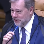 No STF, Toffoli faz piada sobre peso de Dino: ‘Experiência grande, só não é maior que ele’