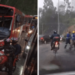 Acidente com 21 vítimas e queda de árvore travam trânsito em Nova Lima, na Grande BH