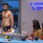 BBB 24: Matteus passa de sunga pela cozinha e sister brinca: ‘é estratégia’